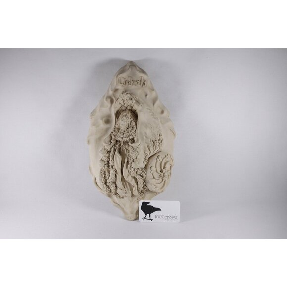 1980s Labyrinth Cinderella fairytale Sculpture ceramic wall art hand made - Picture 4 of 10
